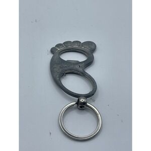 GOLD TONE FOOT KEYCHAIN BOTTLE‎ OPENER